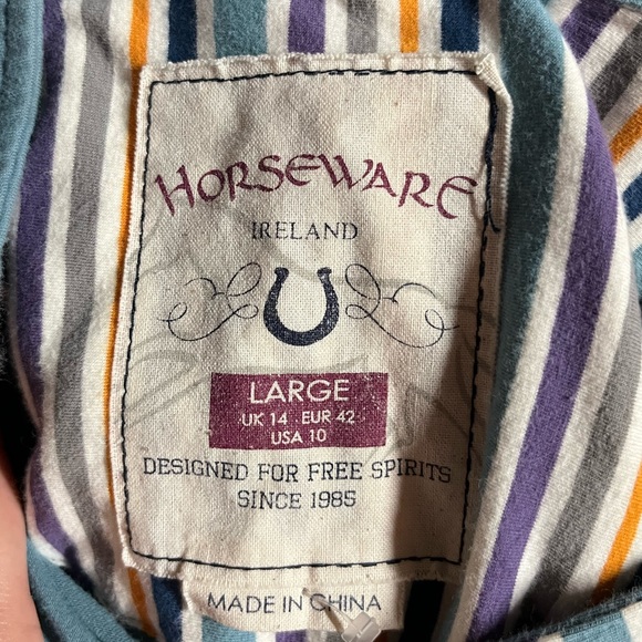 HorseWare Long Sleeve Button Up - Picture 6 of 7